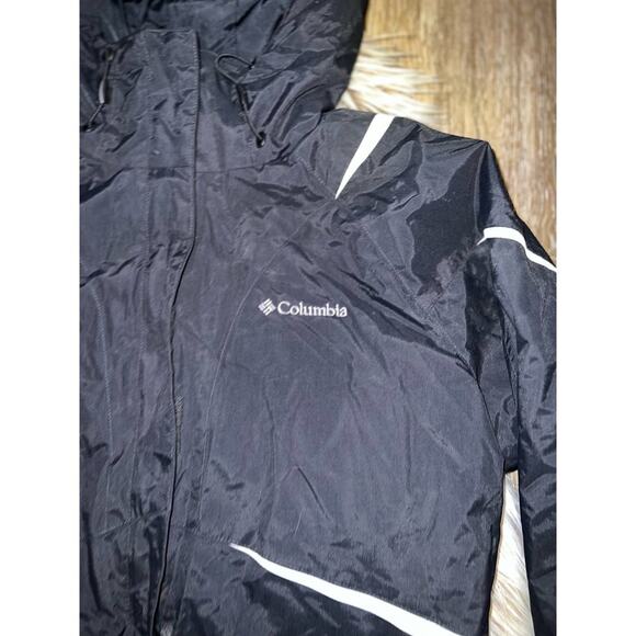 Columbia interchange black & white light jacket - Picture 8 of 11